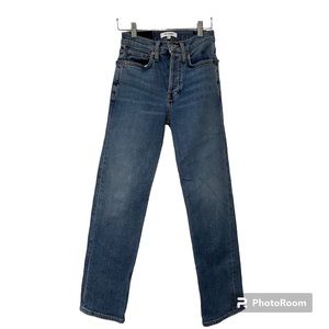 RE/DONE 70s Stove Pipe Jeans Blue Shadow 24